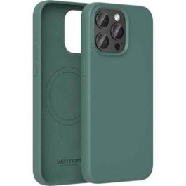 Funda Silicona con Magsafe Vention KUFG0-30/ Compatible con iPhone 15 Pro/ Verde Ciprés Precio: 10.50000006. SKU: B135B24VXT