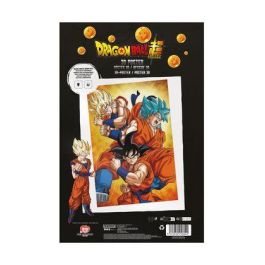 Sd Toys Póster 3D Dragon Ball Super Champa Goku 58x38 cm Licencia Oficial