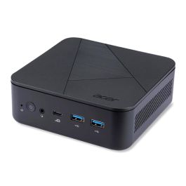 Acer 12N0U Barebone Veriton Vn1502 gr Mini PC Negro Intel N100 DDR4 M.2 SSD Wi-Fi 6 HDMI 2.1 DP 1.4a 5x USB 3.2 Gen 2 Sin SO