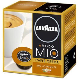 CAJA DE 16 CÁPSULAS DE CAFÉ PARA LAVAZZA CREMA LUNGO A MODO MÍO ESPRESSO