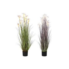 DKD Home Decor Planta de Decoración Lirio Araña Naranja Burdeos Colores Surtidos PVC y Metal 35x35x114 cm Pack 2 Unidades Precio: 85.88999991. SKU: S3039819