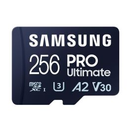 Samsung MB-MY256SA/WW Tarjeta de Memoria microSDXC Pro Ultimate 256GB 200/130MB/s U3 V30 A2 con Adaptador SD 4K UHD