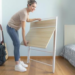 Escritorio Plegable con Estante Tablezy InnovaGoods Escritorio Plegable con Estante Tablezy InnovaGoods