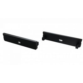 Tapón Final Perfil Tipo SOLIS - Aluminio - Plata - Con Agujero