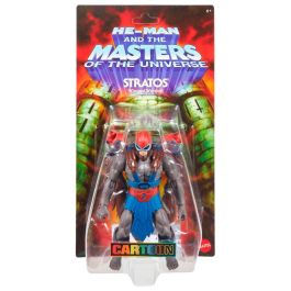 Mattel Figura Stratos Masters of the Universe Origins 14cm Articulada con Accesorios