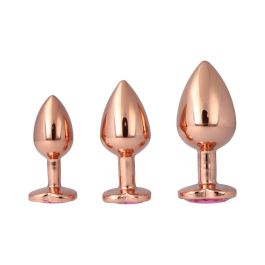 Plug Anal Pick&Love Nº 14 Dorado 3 Piezas (8,3 cm) (9,5 cm) (7,6 cm)