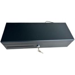 Premier V46 HQ-B V46HQB6B8CB Cajón Portamonedas Automático Apertura Vertical 46cm RJ12 Negro 6 Billetes 8 Monedas