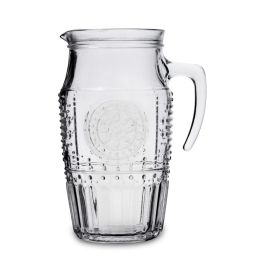 Bormioli Rocco Jarra Agua Romantic Vidrio 190 cL Transparente con Relieve, Fabricada en Italia, Apto Lavavajillas, Higiénica y No Porosa Precio: 7.49999987. SKU: S2710433