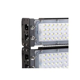 HO-FL-50W-CW Foco Proyector Modular LED 50W 120Lm/W IP66 5000K con Chip Bridgelux para Alumbrado Deportivo Exterior e Interior