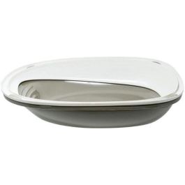 AIME Caja de arena ovalada con borde extraíble - 57 x 40 x 19 cm - Para gatos AIME Caja de arena ovalada con borde extraíble - 57 x 40 x 19 cm - Para gatos