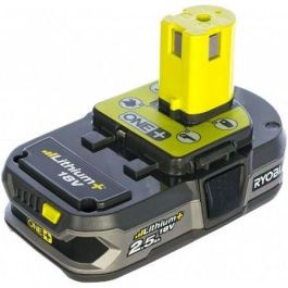 Ryobi RC18120-125 Cargador + Batería de litio 18V 2,0Ah ONE+ Intellicell con indicador de carga, tiempo de carga 60 min