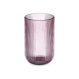 Vaso Alto Rosa Rayas 430 ml - Cristal - Vivalto - 7.9x12.8x7.9 cm (24 Unidades) Vaso Alto Rosa Rayas 430 ml - Cristal - Vivalto - 7.9x12.8x7.9 cm (24 Unidades)