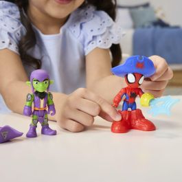 Hasbro Barco Pirata Spidey Burbujas y Telarañas de Agua, Marvel Spidey y sus Increíbles Amigos, HASG06665S0, a partir de 4 años