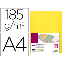 Subcarpeta Liderpapel Din A4 Amarillo Intenso 180 gr-M2 50 unidades