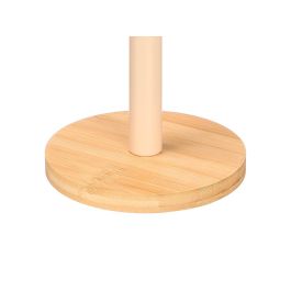 Kinvara Portarrollo Base Bambú Beige Hierro 32.5 x 15 x 4 cm (Set de 12)