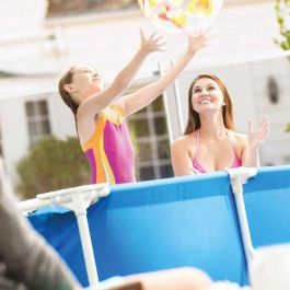 Intex Piscina Metal Frame Redonda 305x76cm 4485L Sin Depuradora para Niños y Adultos