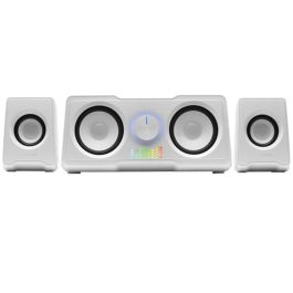 Mars Gaming MS22W Altavoces 2.2 de 35W con Subwoofer Dual, Procesador DSP y Flujo RGB - Sonido Potente y Conexión Jack Universal Blancos Precio: 20.50000029. SKU: B1CCGPNLTT