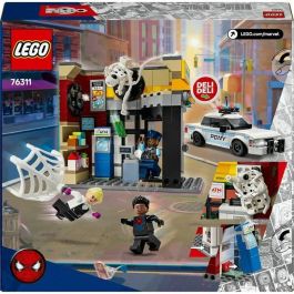 LEGO 76311 Marvel Spider-Verse: Miles Morales vs. The Smudge - Juego de Construcción para Niños 9+ años