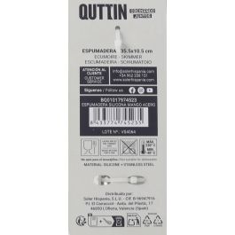 Espumadera de silicona con mango acero - Quttin (24 Unidades) Espumadera de silicona con mango acero - Quttin (24 Unidades)
