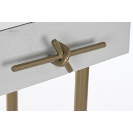 Recibidor DKD Home Decor Blanco Dorado 90 x 45 x 74 cm Recibidor DKD Home Decor Blanco Dorado 90 x 45 x 74 cm