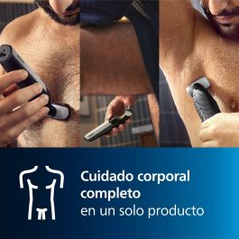 Philips BG3017 Afeitadora Recortadora Corporal Bodygroom Series 3000 Impermeable Sin Cable para Piel Sensible con 3 Peines Guía