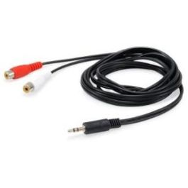 EQUIP 147093 Cable de Audio 3.5mm Macho a 2x RCA Hembra 2.50m Negro Precio: 15.49999957. SKU: B1C82MHR3V