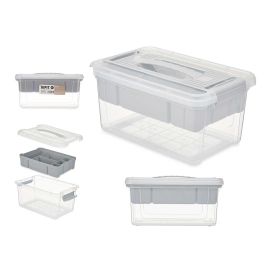 Organizador Plástico Kipit 5L Bandeja Gris 29.5x14.5x19.2 cm (6 Unidades) Precio: 33.4999995. SKU: B1BALKSBTB