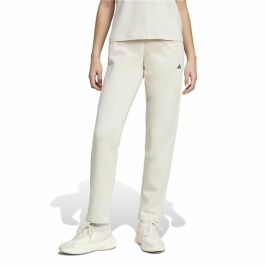 Pantalón Largo Deportivo Adidas Essentials Blanco Mujer