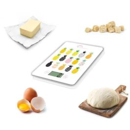 LITTLE BALANCE 8341 Báscula de cocina electrónica delgada - 5 kg / 1 g - Tapa de vidrio templado - Extraplano - BD Ananas LITTLE BALANCE 8341 Báscula de cocina electrónica delgada - 5 kg / 1 g - Tapa de vidrio templado - Extraplano - BD Ananas