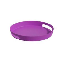 1946 Bandeja Redonda Violeta Con Asas 30 cm (6 Unidades) Precio: 119.89000045. SKU: B1ELYAERV9