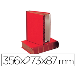 Liderpapel Caja Transferencia Lomo Libro 80 mm Rojo 356x273x87 mm Precio: 37.50000056. SKU: B1GXXC2K5X