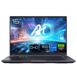 GIGABYTE AORUS 16X 9KG-43ESC94SD ordenador portatil Intel® Core™ i7 i7-13650HX Portátil 40,6 cm (16") WQXGA 16 GB DDR5-SDRAM 1 TB SSD NVIDIA GeForce RTX 4060 Wi-Fi 7 (802.11be) FreeDOS Gris