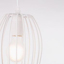 Saidpur SKD-P80047 Lámpara Colgante Dasoguz de Cristal Minimalista Moderno E27 Acabado Mate. Ideal para Dormitorio, Salón, Restaurante.