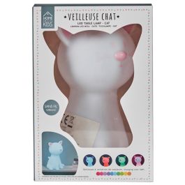 Home Deco Kids Luz Quitamiedos Gato Color Decoración Infantil 19cm