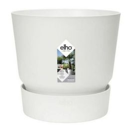 Maceta redonda ELHO Greenville 40 - Exterior - Ø 39 x H 36.8 cm - Blanco
