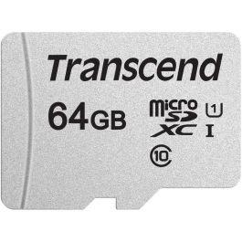 Transcend USD300S microSD Card 64GB SDXC, Clase 10, U1, A1, Lectura 95MB/s, Resistente al Agua y Golpes Precio: 27.50000033. SKU: B1K7XMAET6
