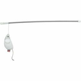 Juguete para gatos Trixie Blanco Poliéster Plástico Ratón