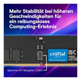 Crucial CT2K32G64C52CU5 Kit de Memoria RAM 64GB (2x32GB) DDR5 6400MT/s CL52 288-pin DIMM