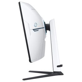 Samsung LS32BG850NPX Monitor Gaming 32 Pulgadas, 4K UHD, Mini-LED, Quantum HDR 2000, 240Hz, 1ms, Curvo 1000R, Freesync Premium Pro, G-Sync Compatible, Blanco