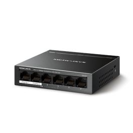 Mercusys MS106LP Conmutador 6 Puertos 10/100 Mbps con 4 Puertos PoE+, 250m Alcance, Plug and Play Mercusys MS106LP Conmutador 6 Puertos 10/100 Mbps con 4 Puertos PoE+, 250m Alcance, Plug and Play