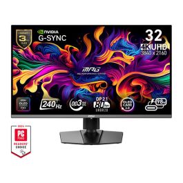 MSI MPG 322URXDE Monitor Gaming 31.5" QD-OLED Flat 4K 240Hz Negro Precio: 1677.49999956. SKU: B143F3VGWJ