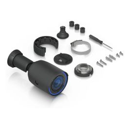 Ubiquiti UVC-G6-Pro-Bullet Cámara de Seguridad IP Negra, 8MP, Visión Nocturna 40m, Interior/Exterior, Montaje Techo/Pared/Poste