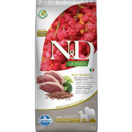 Farmina N&D Dog Quinoa Neutered Pato Medium Maxi Alimento Seco para Perro Sabor Pato 12 kg Precio: 75.9264. SKU: B1BCEYDLXR