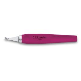 Cortacutículas Rosa Acero Inoxidable 10 cm - Tres Claveles, Mango Poliestireno, Forma en V Precio: 3.88999996. SKU: B1ALTHEJG5