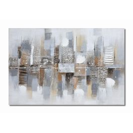 Cuadro Loft DKD Home Decor Gris Blanco 3 x 60 x 90 cm (2 Unidades)