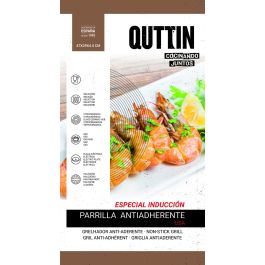 Quttin Parrilla Rectangular Lisa 47 x 29 x 4.5 cm (6 Unidades) Quttin Parrilla Rectangular Lisa 47 x 29 x 4.5 cm (6 Unidades)