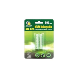 Galix LR03 Lote 2 Baterías Recargables AAA Ni-Mh 1.2V 300 mAh