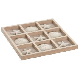 DKD Home Decor Juego de Mesa Mediterraneo 3 en Raya MDF y Resina Natural Blanco 20 x 20 x 1.7 cm (6 Unidades) Precio: 38.78999971. SKU: B1EENXXGPK