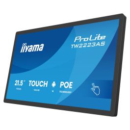 Iiyama TW2223AS-B3P - Panel Interactivo Táctil de 21,5" Full HD IPS (1920x1080) con Android 14, Procesador Rockchip RK3576, USB-C, Wi-Fi 6, PoE, 24/7, Montaje VESA