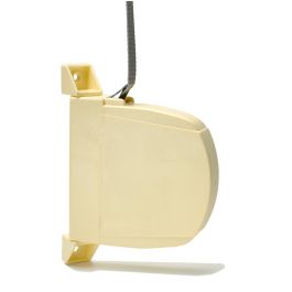 Cambesa Recogedor exterior abatible mini 2014 marfil, plástico beige, 151x125 mm, cinta 14 mm